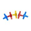 10 Pcs Metal 3 Way T Shape T-Fittings Tee Joint Fuel Hose Valve Joiner for Gas/Nitro RC Car Airplane Parts view 1