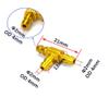 10 Pcs Metal 3 Way T Shape T-Fittings Tee Joint Fuel Hose Valve Joiner for Gas/Nitro RC Car Airplane Parts view 2