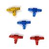 10 Pcs Metal 3 Way T Shape T-Fittings Tee Joint Fuel Hose Valve Joiner for Gas/Nitro RC Car Airplane Parts view 4