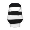ZhanMg stripes black white Stroller Chair Nursing Top Cover - Privacy Canopy for Newborns and New Moms, Perfect for High Chair view 2