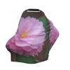 ZhanMg almond blossom Stroller Chair Nursing Top Cover - Privacy Canopy for Newborns and New Moms, Perfect for High Chair, Black view 3