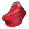 ZhanMg Valentine's Day Red Heart Flower Stroller Chair Nursing Top Cover - Privacy Canopy for Newborns and New Moms, Perfect for High Chair, Black view 1