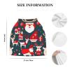 ZhanMg Merry Christmas Stroller Chair Nursing Top Cover - Privacy Canopy for Newborns and New Moms, Perfect for High Chair, Black view 4