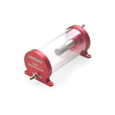 Glintique 125ML/CC Ultimate Air Trap Fuel Tank Bright Anti-Bubble for Pump RC Gasoline Engine Turbojets Airplane(Red), Glintique01