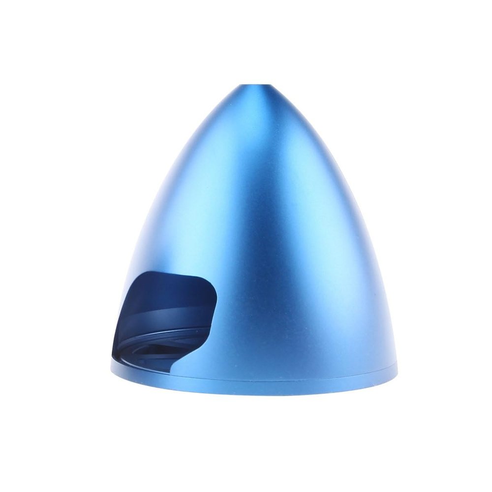 1Pcs Colored 3.25inch Anodized Drilled 2 Blades Spinner for DLE30/55 MLD35/70 DA50/EVO54 Engine RC Fixed-Wing Plane(Blue)