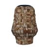 ZhanMg Wine cork Stroller Chair Nursing Top Cover - Privacy Canopy for Newborns and New Moms, Perfect for High Chair, Black view 2