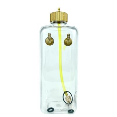 RC Fuel Tank Transparent Plastic Bottle 260/360/500/700/1000/1500 ML/CC CNC Aluminum Alloy for Gas and Nitro Airplane Model(700cc)