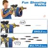 Electric Automatic Toy, Toy with 30 Dart Clips and 100 Foam Darts, Outdoor Shooting Games Toys for 6-12 Year Old Boys & Girls Adults, Presents for Birthday Xmas,Yellow view 3