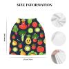 ZhanMg Cartoon Vegetable Fruit Stroller Chair Nursing Top Cover - Privacy Canopy for Newborns and New Moms, Perfect for High Chair, Black view 4