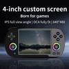 RG40XX H Retro Handheld Game Console ,RG40XXH 4.0 Inch IPS Screen Linux System Built-in 64G TF Card 5488 Games Support HDMI TV Output 5G WiFi Bluetooth 4.2(Black) view 3