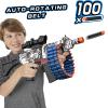 Electric Automatic Toy, JakMean Toy with 30 Dart Clips and 100 Foam Darts, Outdoor Shooting Games Toys for 6-12 Year Old Boys & Girls Adults, Presents for Birthday Xmas,White-Red view 2