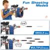 Electric Automatic Toy, JakMean Toy with 30 Dart Clips and 100 Foam Darts, Outdoor Shooting Games Toys for 6-12 Year Old Boys & Girls Adults, Presents for Birthday Xmas,White-Red view 3