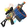 Electric Automatic Toy, JakMean Toy with 30 Dart Clips and 100 Foam Darts, Outdoor Shooting Games Toys for 6-12 Year Old Boys & Girls Adults, Presents for Birthday Xmas, Scrawl view 1