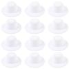 ASUNFO 12 Pcs Mini Hats for Craft Miniature Hat DIY Decoration Accessories 3.9" White view 1