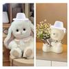 ASUNFO 12 Pcs Mini Hats for Craft Miniature Hat DIY Decoration Accessories 3.9" White view 4
