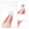 ASUNFO 24 Pcs Mini Top Hat Mini Party Hats Felt Colorful for Crafts Doll Hair Accessories Christmas Hat 1.57" White view 3