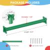 SUNSHINE FARMRE 16.5 Inch Monkey Bars Kit Playground Ladder Rungs for Backyard Indoor Outdoor Kids Metal Bars Swing Set Playset Accessories (Green, 12 Pcs) view 2