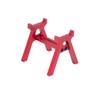 1/18 & 1/24 Scale RC Car Stand, Aluminum Alloy RC Stand, Simulation and Static Display RC Work Stand for 1/18 1/24 TRX4M SCX24 AX24 FCX24 UTB18 Upgrades (Red) view 3