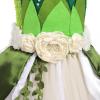 ABEHIK Little Girls Tulle Dress Headband Set Toddler Sleeveless Birthday Outfit Fairy Festival Suit Green White 7-8 Years view 4