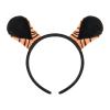 ABEHIK Princess Girls Jungle Animal Themed Costume for Toddler Tutu Outfits Birthday Christmas Halloween Party Carnival Fairy Fancy Dress Up Clothes with Headband Tails Orange Tiger 9-10 Years view 4
