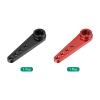 MECCANIXITY 2 Pcs Aluminum Servo Horn Long 25T Steering Arm 37mm Length Black & Red Suitable for DIY RC Car/Boat/AirplanesBoat Model Accessories view 3