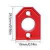 Aluminum Motor Mount Seat for 1/14 MJX Hyper Go 14209 14210 1/16 16207 16208 16209 16210 H16V3 Upgrades PartsRed view 2