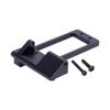 SCX10 III Servo Mount,Alminum Front Axle BAT Servo Mount Low Center of Gravity for 1/10 RC Car SCX10 III AR45P Portal Axle LCG Chassis Upgrade Parts (Black) view 2