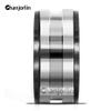 Chanjorlin 1.9 RC Beadlock Wheels Rims 12mm Hex Aluminum Alloy 1/10 Mud Crawler Tires Hubs for 1:10 Rock Crawler Car Axial SCX10 90046 Tamiya CC01 RR10 RC4WD Redcat Gen8 Traxxas TRX4 4PCS (Black) view 4