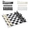 2 in 1 Portable Chess and Checkers Set for Kids and Adults Travel Board Games Set Light Weight King Size Amusement Facilities view 4