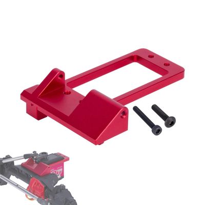 SCX10 III Servo Mount, Aluminum Front Axle BAT AR45P Servo Mount, Low Center of Gravity AR45P Portal Mount for 1/10 RC Crawler Car SCX10 III AR45P Portal Axle LCG Chassis SCX10 III Upgrades (Red)