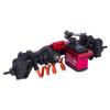 SCX10 III Servo Mount, Aluminum Front Axle BAT AR45P Servo Mount, Low Center of Gravity AR45P Portal Mount for 1/10 RC Crawler Car SCX10 III AR45P Portal Axle LCG Chassis SCX10 III Upgrades (Red) view 2