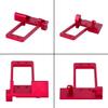 SCX10 III Servo Mount, Aluminum Front Axle BAT AR45P Servo Mount, Low Center of Gravity AR45P Portal Mount for 1/10 RC Crawler Car SCX10 III AR45P Portal Axle LCG Chassis SCX10 III Upgrades (Red) view 3