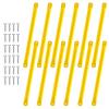 SUNSHINE FARMRE 21 Inch Monkey Bars Kit Playground Ladder Rungs for Backyard Kids Indoor Outdoor Metal Swing Set Playset Accessories (12 Pcs, Yellow) view 1
