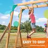SUNSHINE FARMRE 21 Inch Monkey Bars Kit Playground Ladder Rungs for Backyard Kids Indoor Outdoor Metal Swing Set Playset Accessories (12 Pcs, Yellow) view 3