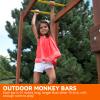 SUNSHINE FARMRE 21 Inch Monkey Bars Kit Playground Ladder Rungs for Backyard Kids Indoor Outdoor Metal Swing Set Playset Accessories (12 Pcs, Yellow) view 4