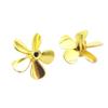 1 Pair 5-Blades Metal Propeller 3mm M3 25mm Submerged RH LH Prop for RC Boat Scale Submarine view 1