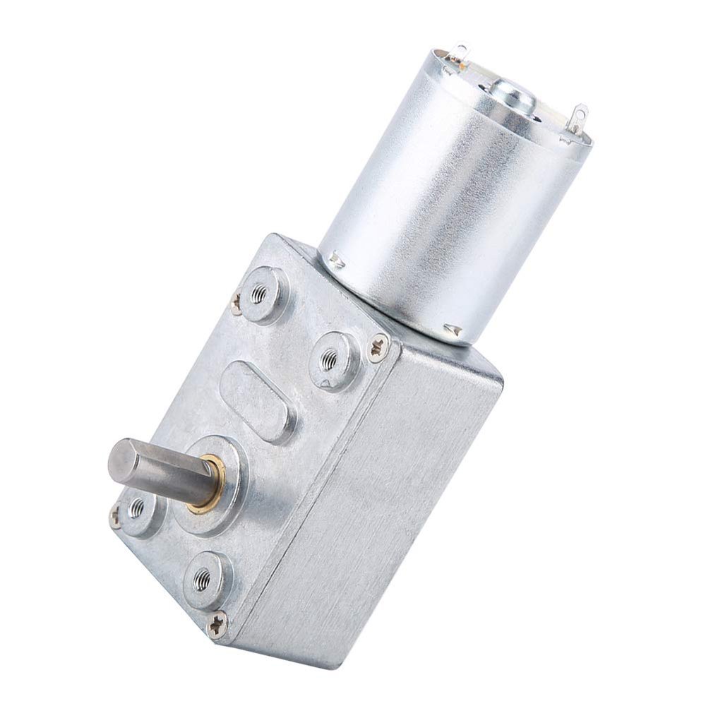 12V 30rpm DC Gear Motor 10kg.cm, Self Locking Reversible Gear Motor, High Speed Reduction Motorfor Boat, Car, Home Appliance, Electric Curtain