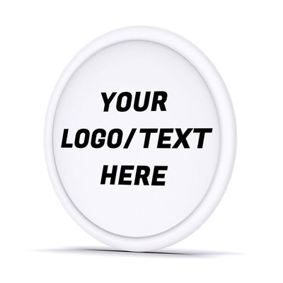 Sunyoungift 500 Custom Plastic Tokens,Imprint with Your Personalized Text,Logo or Image for Poker Chips,Drink Tokens,Casino Night,Wedding or Bar and Grill (White)