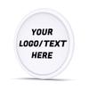 Sunyoungift 500 Custom Plastic Tokens,Imprint with Your Personalized Text,Logo or Image for Poker Chips,Drink Tokens,Casino Night,Wedding or Bar and Grill (White) view 1