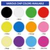 Sunyoungift 500 Custom Plastic Tokens,Imprint with Your Personalized Text,Logo or Image for Poker Chips,Drink Tokens,Casino Night,Wedding or Bar and Grill (White) view 3