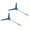 BTSEURY 2pcs Y1240 FPV Antennae, 1.2GHz 1.3GHz 3dBi Dipole FPV Antennae for RC Drone Goggles Display Transmitter VTX Receiver, 3dBi Dipole Antennae view 2