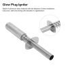 BONKZEBU Glow Plug Ignitor Aluminum Alloy RC Starter Kit with N3 Hot Spark Glow Plug for RC Nitro Car Boat Ship Engine Glow Starter Igniter Tool Silver view 2