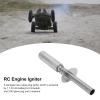 BONKZEBU Glow Plug Ignitor Aluminum Alloy RC Starter Kit with N3 Hot Spark Glow Plug for RC Nitro Car Boat Ship Engine Glow Starter Igniter Tool Silver view 4