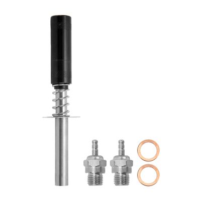 BONKZEBU Glow Plug Ignitor Kit, Aluminum Alloy RC Starter with N3 Hot Spark Glow Plug for RC Oil Powered Car Ship Engine - Black