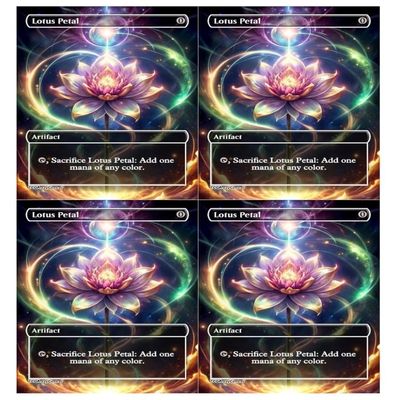 4x | Lotus Petal | Anime | Full Art | Foil or Non-Foil (Non Foil)