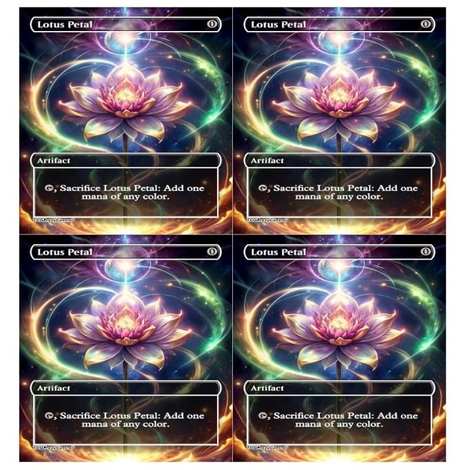 4x | Lotus Petal | Anime | Full Art | Foil or Non-Foil (Non Foil)