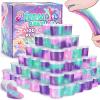 100 Pack Mermaid Slime Bulk for Kids, Mermaid Theme Slime Party Favors, Birthday Supplies, Goodie Bag Treat, Basket Filler, Class Prizes for Girls Boys view 1