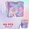 100 Pack Mermaid Slime Bulk for Kids, Mermaid Theme Slime Party Favors, Birthday Supplies, Goodie Bag Treat, Basket Filler, Class Prizes for Girls Boys view 2