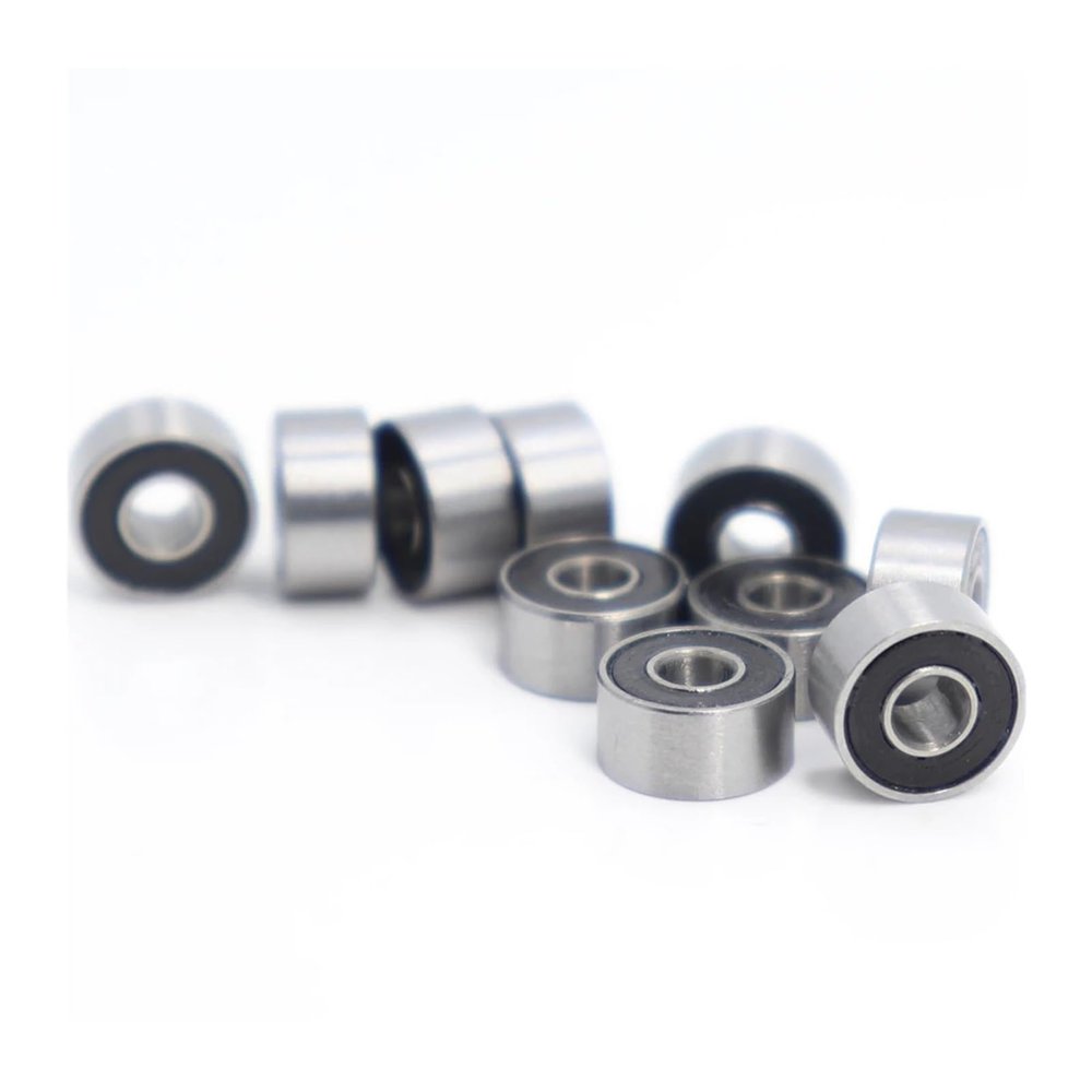 AGJPXFR 693RS Bearing ABEC-3 (10 PCS) 3 * 8 * 4 Mm ABEC-3 Hobby Electric RC Car Truck 693 RS 2RS Ball Bearings 693-2RS Black Sealed