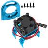 Aluminum Adjustable Motor Mount Plate & TT02 Motor Heat Sink Heatsink with 5-6V Cooling Fan view 1